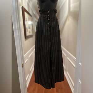 High waist wide leg dress pants